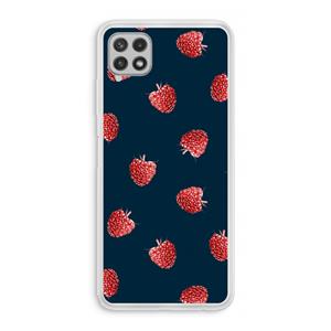 CaseCompany Framboosjes: Samsung Galaxy A22 4G Transparant Hoesje