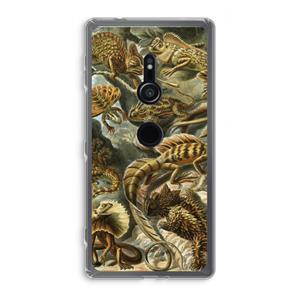 CaseCompany Haeckel Lacertilia: Sony Xperia XZ2 Transparant Hoesje