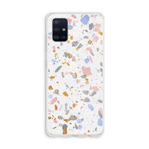 CaseCompany Terrazzo N°8: Galaxy A51 4G Transparant Hoesje