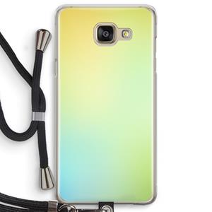 CaseCompany Minty mist pastel: Samsung Galaxy A5 (2016) Transparant Hoesje met koord