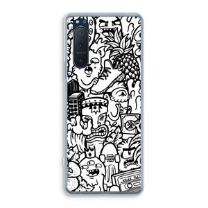CaseCompany Vexx Mixtape #2: Sony Xperia 5 II Transparant Hoesje