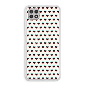 CaseCompany Hartjes: Samsung Galaxy A22 4G Transparant Hoesje