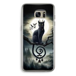 CaseCompany Moonlight Companions: Samsung Galaxy S7 Edge Transparant Hoesje