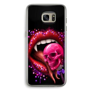 CaseCompany Dodelijk zoet: Samsung Galaxy S7 Edge Transparant Hoesje