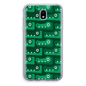 CaseCompany Crocs: Samsung Galaxy J5 (2017) Transparant Hoesje