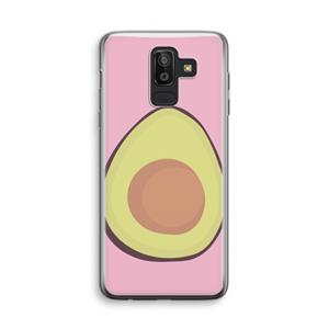 CaseCompany Avocado: Samsung Galaxy J8 (2018) Transparant Hoesje