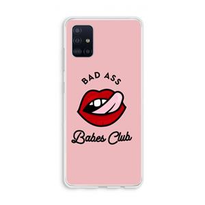 CaseCompany Badass Babes Club: Galaxy A51 4G Transparant Hoesje