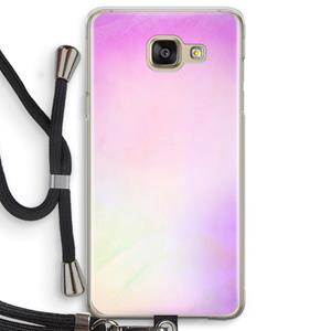 CaseCompany Flow mist pastel: Samsung Galaxy A5 (2016) Transparant Hoesje met koord