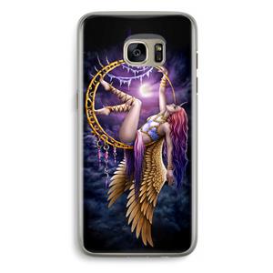 CaseCompany Aerial Angel: Samsung Galaxy S7 Edge Transparant Hoesje