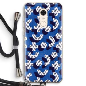 CaseCompany 8-bit N°5: Xiaomi Redmi 5 Transparant Hoesje met koord
