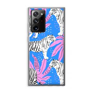 CaseCompany Tijger: Samsung Galaxy Note 20 Ultra / Note 20 Ultra 5G Transparant Hoesje