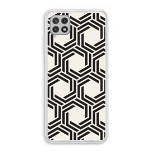 CaseCompany Geometrisch patroon: Samsung Galaxy A22 4G Transparant Hoesje