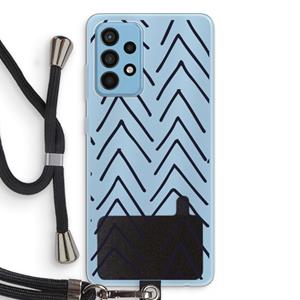 CaseCompany Marrakech Arrows: Samsung Galaxy A52 Transparant Hoesje met koord