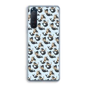 CaseCompany Zeemeermin: Sony Xperia 5 II Transparant Hoesje
