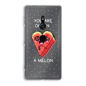 CaseCompany One In A Melon: Sony Xperia XZ2 Transparant Hoesje