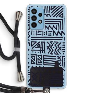 CaseCompany Marrakech print: Samsung Galaxy A52 Transparant Hoesje met koord