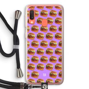 CaseCompany Giants: Samsung Galaxy A20e Transparant Hoesje met koord