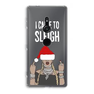 CaseCompany Came To Sleigh: Sony Xperia XZ2 Transparant Hoesje