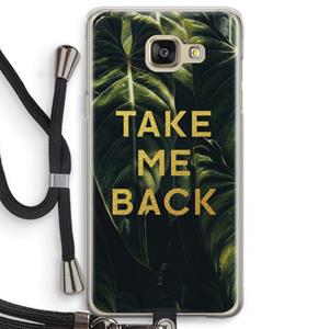 CaseCompany Take me back: Samsung Galaxy A5 (2016) Transparant Hoesje met koord