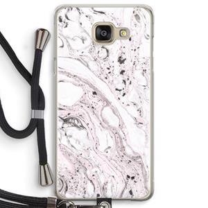 CaseCompany Mengelmoes: Samsung Galaxy A5 (2016) Transparant Hoesje met koord