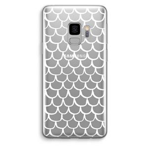 CaseCompany Dakpannetjes: Samsung Galaxy S9 Transparant Hoesje