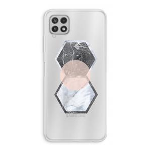 CaseCompany Creatieve toets: Samsung Galaxy A22 4G Transparant Hoesje