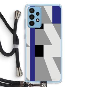 CaseCompany Gestalte 2: Samsung Galaxy A52 Transparant Hoesje met koord