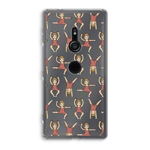 CaseCompany Gymboys: Sony Xperia XZ2 Transparant Hoesje