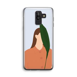 CaseCompany Leaf: Samsung Galaxy J8 (2018) Transparant Hoesje