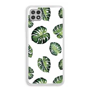 CaseCompany Tropische bladeren: Samsung Galaxy A22 4G Transparant Hoesje