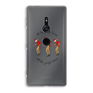 CaseCompany Jingle Ladies: Sony Xperia XZ2 Transparant Hoesje