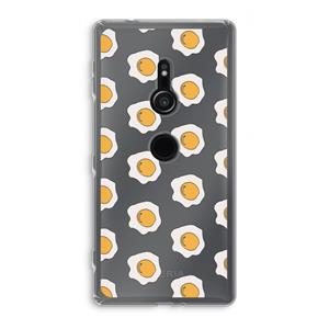 CaseCompany Bacon to my eggs #1: Sony Xperia XZ2 Transparant Hoesje