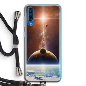 CaseCompany Omicron 2019: Samsung Galaxy A50 Transparant Hoesje met koord