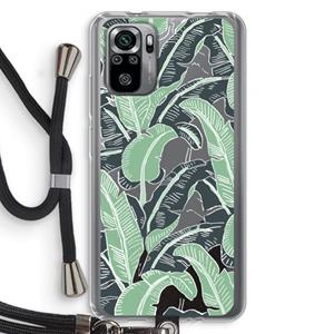 CaseCompany This Sh*t Is Bananas: Xiaomi Redmi Note 10S Transparant Hoesje met koord