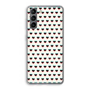 CaseCompany Hartjes: Samsung Galaxy S21 Transparant Hoesje