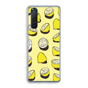 CaseCompany When Life Gives You Lemons...: Sony Xperia 5 II Transparant Hoesje