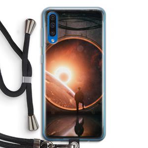 CaseCompany Ephemeral: Samsung Galaxy A50 Transparant Hoesje met koord