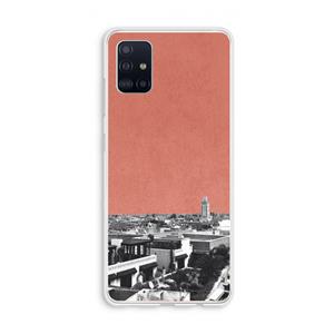 CaseCompany Marrakech Skyline : Galaxy A51 4G Transparant Hoesje