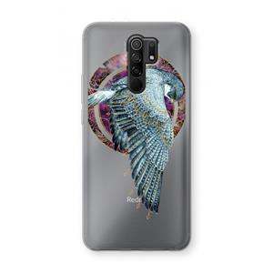 CaseCompany Golden Falcon: Xiaomi Redmi 9 Transparant Hoesje