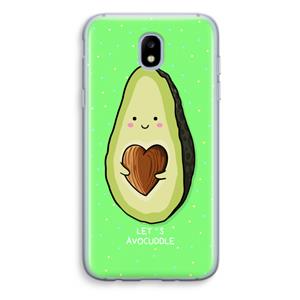 CaseCompany Avocuddle: Samsung Galaxy J5 (2017) Transparant Hoesje