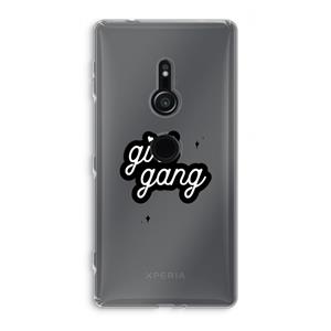 CaseCompany Girl Gang: Sony Xperia XZ2 Transparant Hoesje