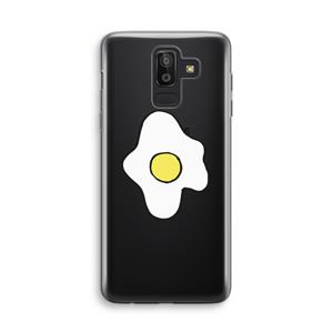CaseCompany Spiegelei: Samsung Galaxy J8 (2018) Transparant Hoesje