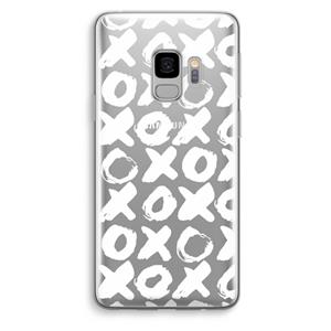 CaseCompany XOXO: Samsung Galaxy S9 Transparant Hoesje