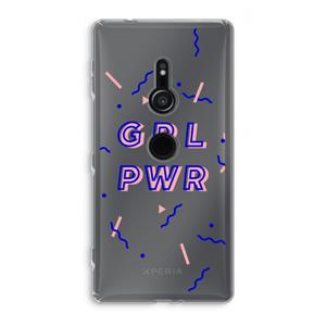 CaseCompany GRL PWR: Sony Xperia XZ2 Transparant Hoesje