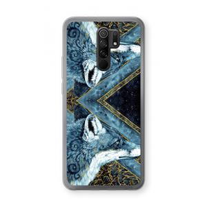 CaseCompany Golden Fox: Xiaomi Redmi 9 Transparant Hoesje