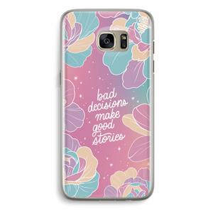 CaseCompany Good stories: Samsung Galaxy S7 Edge Transparant Hoesje