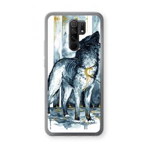 CaseCompany Bleeding Soul: Xiaomi Redmi 9 Transparant Hoesje