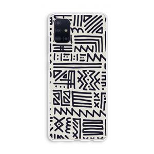 CaseCompany Marrakech print: Galaxy A51 4G Transparant Hoesje
