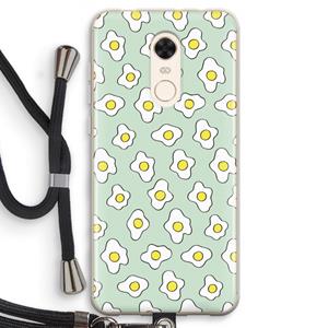 CaseCompany Spiegeleitjes: Xiaomi Redmi 5 Transparant Hoesje met koord