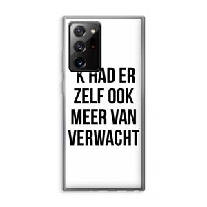 CaseCompany Meer verwacht: Samsung Galaxy Note 20 Ultra / Note 20 Ultra 5G Transparant Hoesje